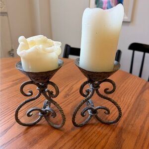 Antique Candle Holders